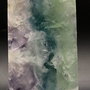 Fluorit Snowflake - Obelisc piatra semipretioasa