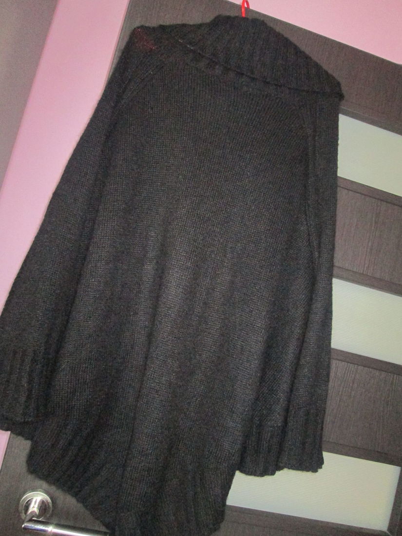 poncho negru One size H&M