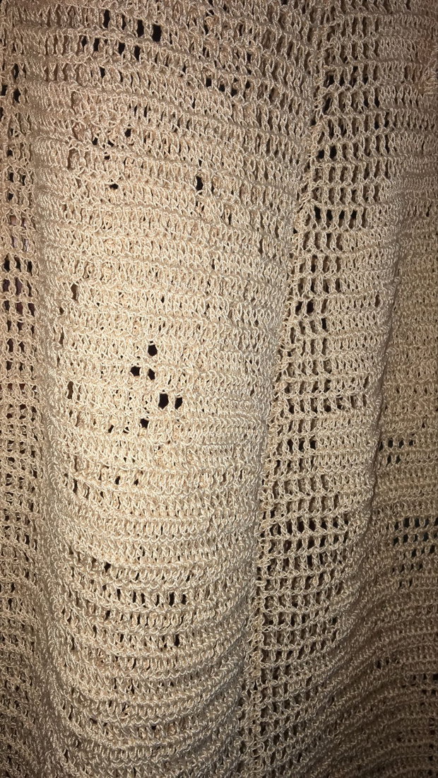 Fusta bej handmade / crosetata de mana