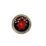 Brosa cu broderie manuala - ramura cu flori