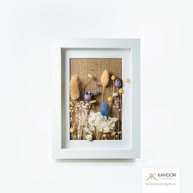 Tablou cu flori prezervate, Kandor Special Gifts