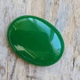 Cabochon jad verde, 40*30 mm