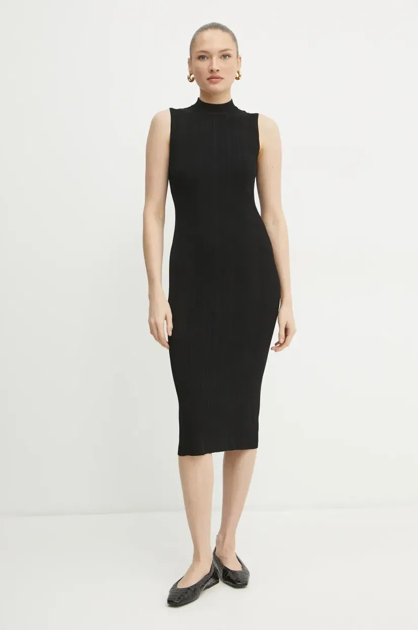 MICHAEL Michael Kors rochie culoarea negru, mini, mulata, MR582UN33D