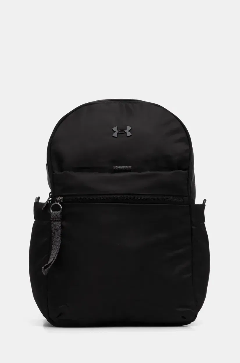 Under Armour rucsac femei, culoarea negru, mare, neted, 1384675