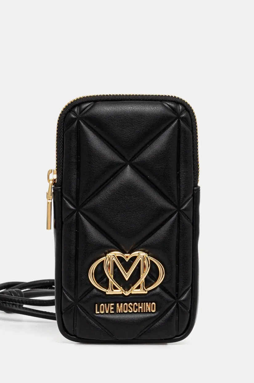 Love Moschino carcasa de telefon culoarea negru, JC5645PP1