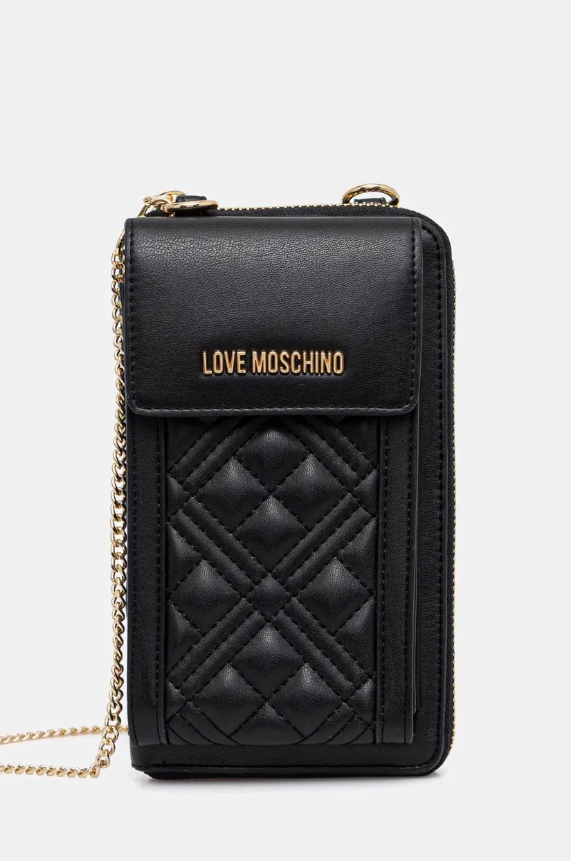 Love Moschino portofel femei, culoarea negru, JC5682PP1