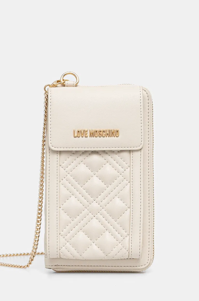 Love Moschino portofel femei, culoarea bej, JC5682PP1