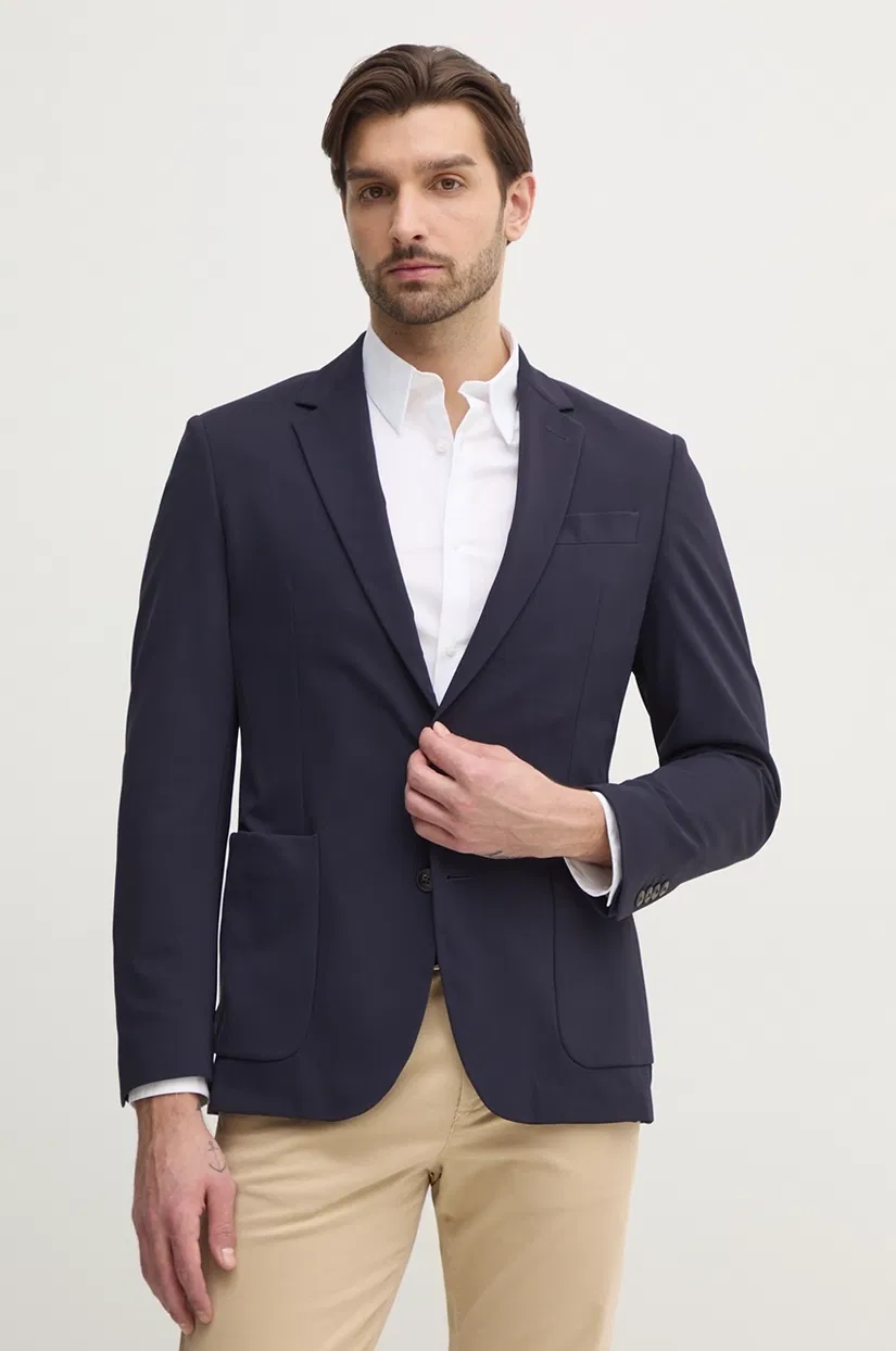 Hackett London sacou barbati, culoarea albastru marin, HM443520R