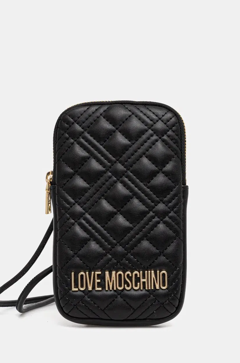 Love Moschino carcasa de telefon culoarea negru, JC5660PP1