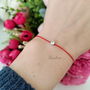 Bratara snur martisor cu cristal Swarovski