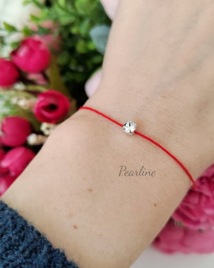 Bratara snur martisor cu cristal Swarovski