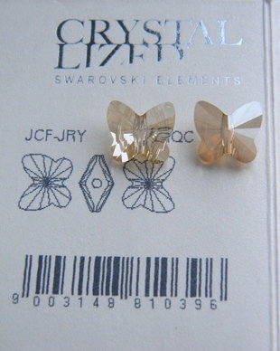 Margele Swarovski - fluture 12 mm - GSH