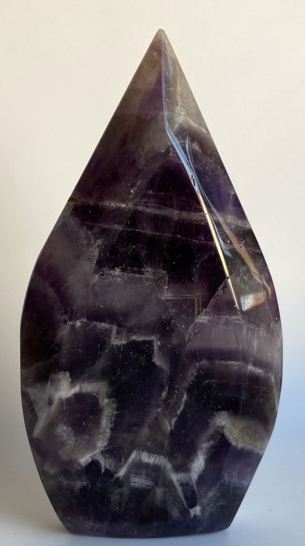 Ametist Dream (Chevron) - sculptura piatra semipretioasa