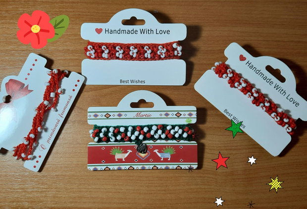 BRATARI CROSETATE CU MARGELE