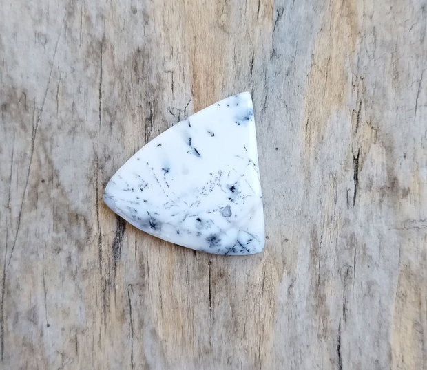 Cabochon opal dendritic, 29x28 mm