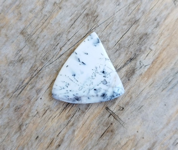 Cabochon opal dendritic, 29x28 mm