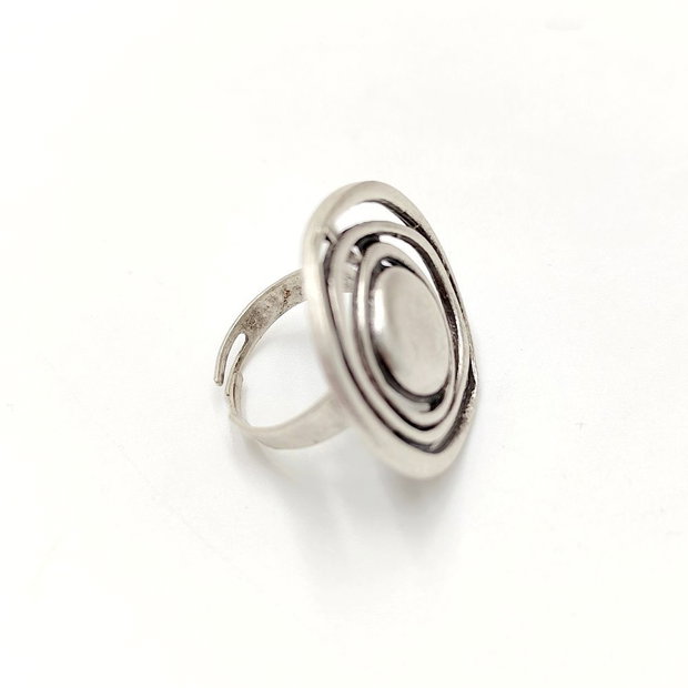 Inel metalic model spiralat rotund, Inz023