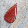 Cabochon jasp rosu, 44*24 mm