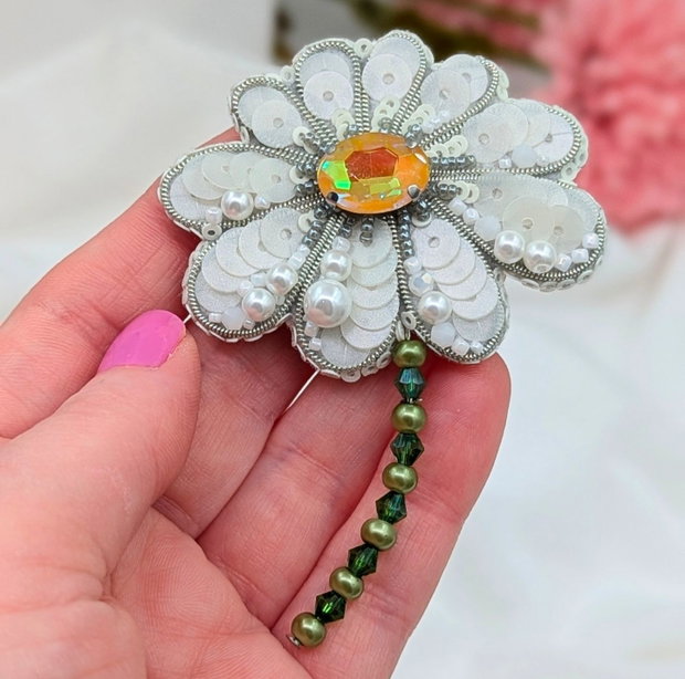 Rezervat Broșă Margaretă - Daisy Charm