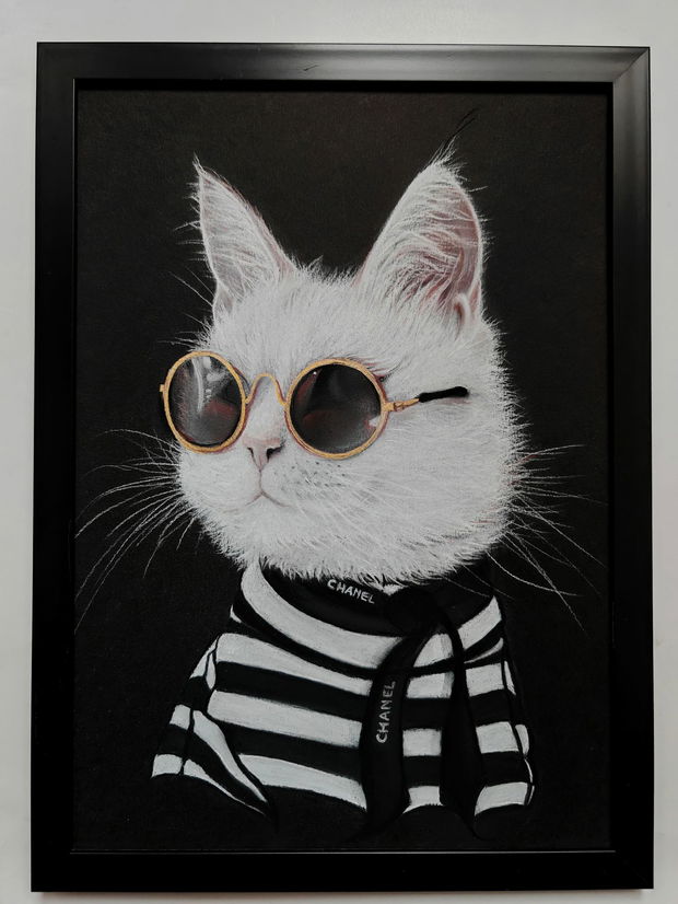 Tablou ilustratie "Mademoiselle"