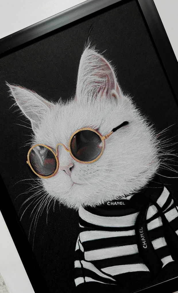 Tablou ilustratie "Mademoiselle"