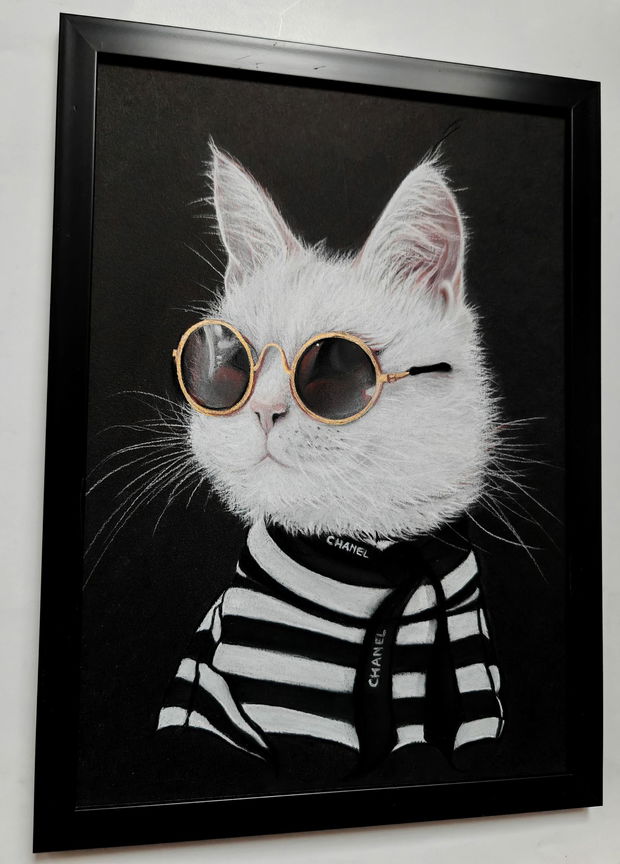 Tablou ilustratie "Mademoiselle"