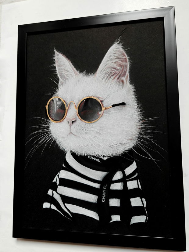 Tablou ilustratie "Mademoiselle"