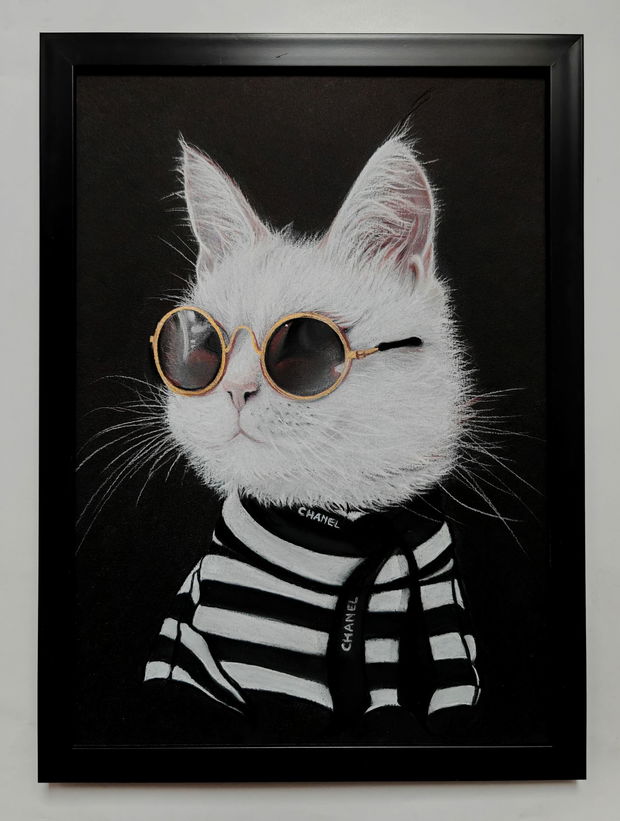 Tablou ilustratie "Mademoiselle"