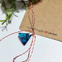 Pandantiv martisor argint cristal Swarovski Triunghi
