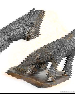 Mistret-statueta din bronz masiv