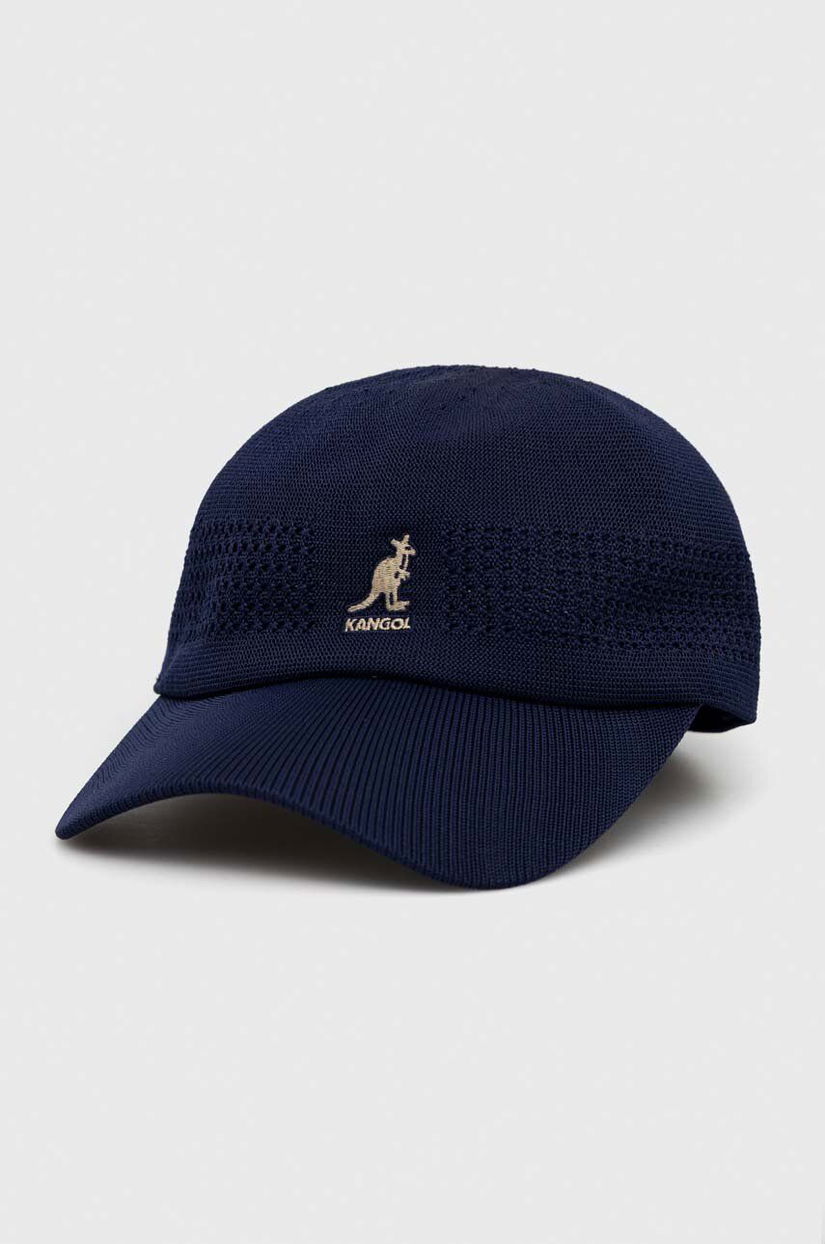 Kangol sapca culoarea albastru marin, cu imprimeu