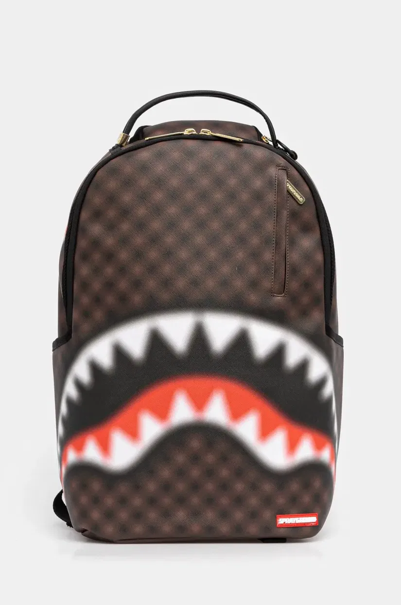 Sprayground rucsac culoarea maro, mare, modelator, 910B6707NSZ