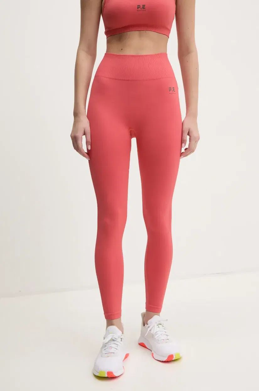 P.E Nation leggins de antrenament Restore Seamless culoarea portocaliu, neted, 243G295