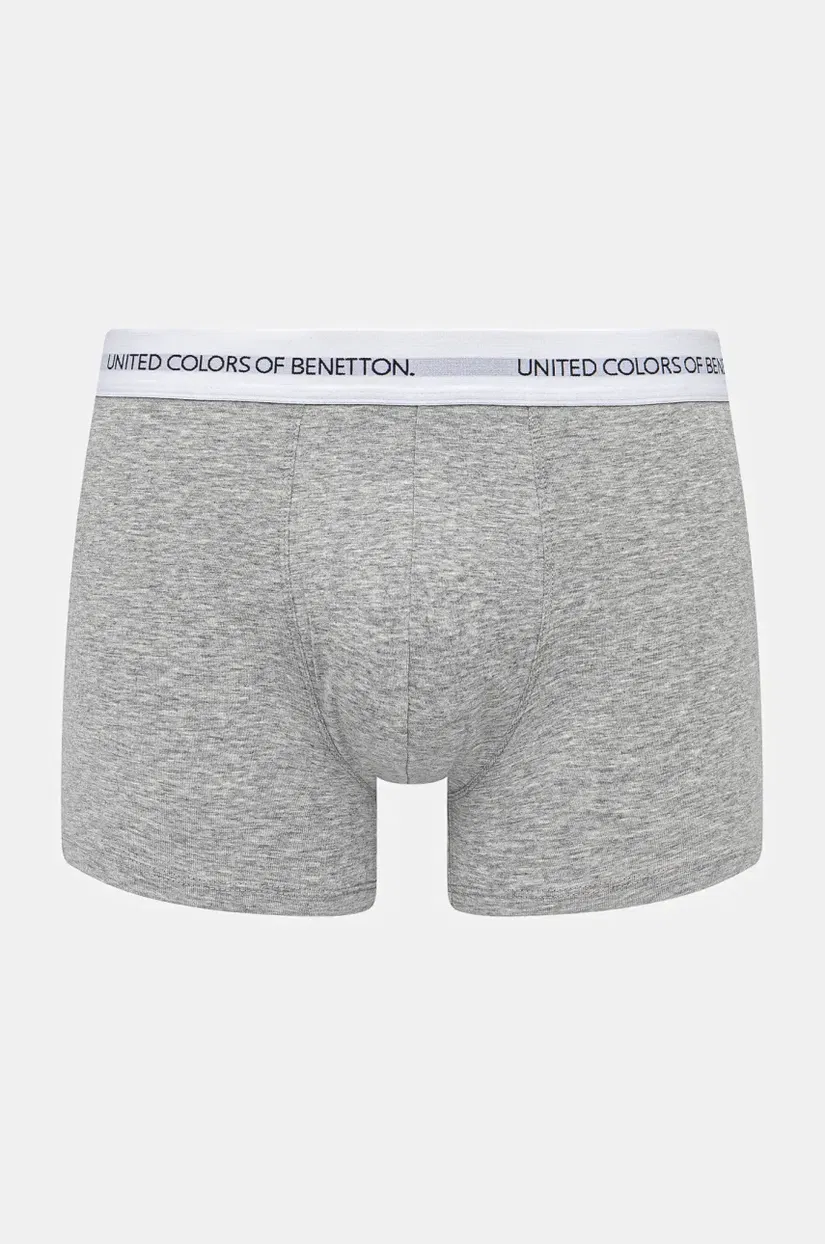 United Colors of Benetton boxeri barbati, culoarea gri