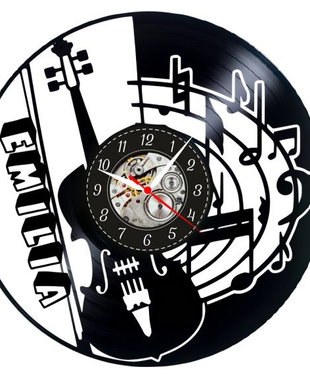 VIOLONIST- ceas de perete (personalizabil)