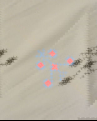 Husa perna cu broderie si ajur