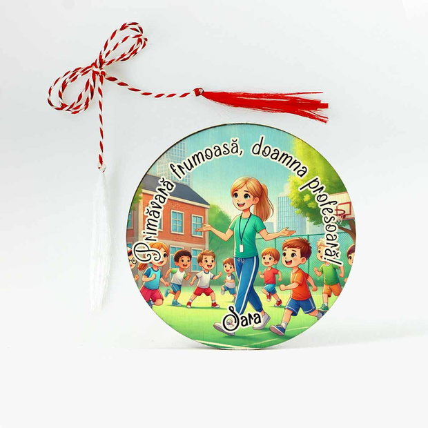 Martisor pentru profesoara de sport