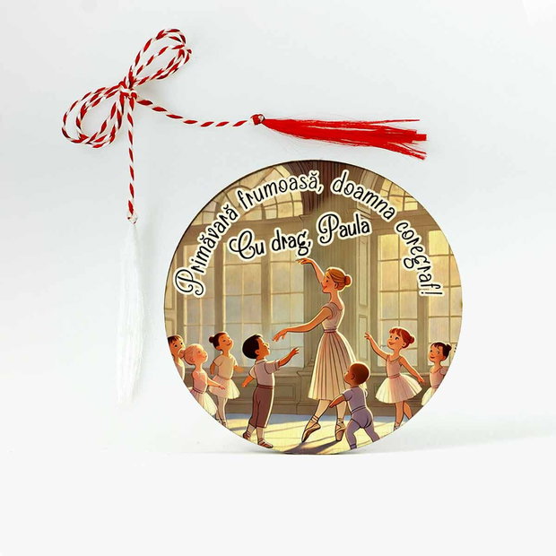 Martisor pentru profesoara de balet