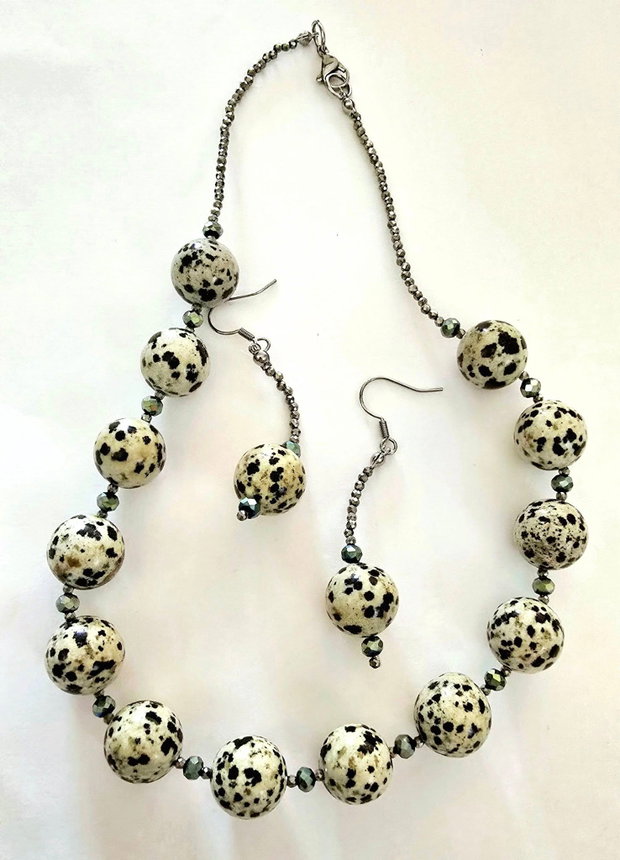 Set din jasp dalmatian