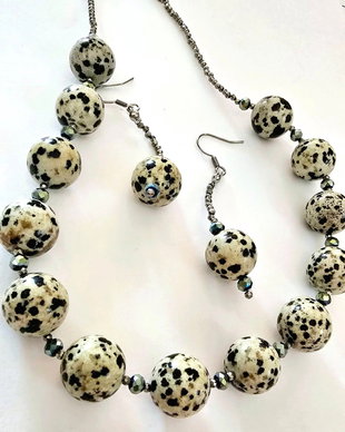 Set din jasp dalmatian