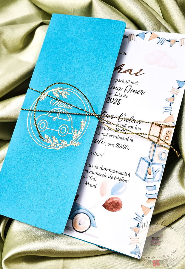 Invitatie botez masinuta