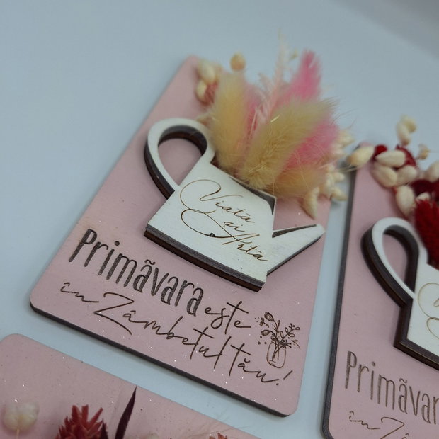 Tablou personalizat cu flori uscate