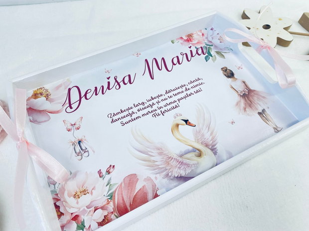 Set aniversar personalizat 1 anisor - Balerina