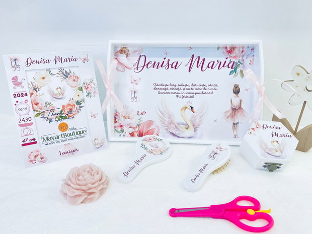 Set aniversar personalizat 1 anisor - Balerina