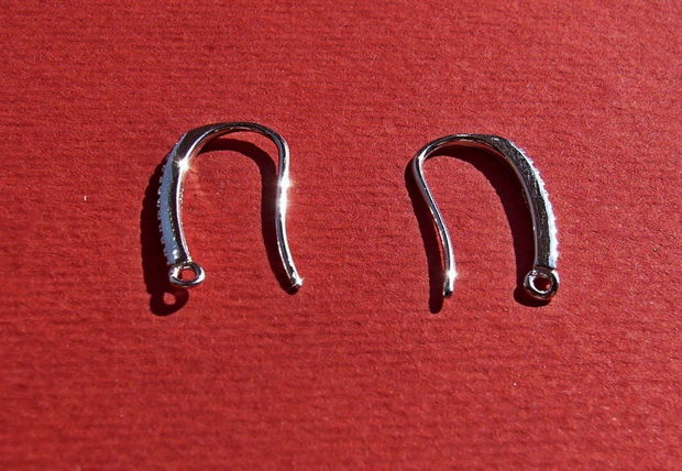 Tortite cercei din argint .925 rodiat cu zirconii aprox 16x12 mm