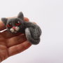 Brosa `Pisica gris`
