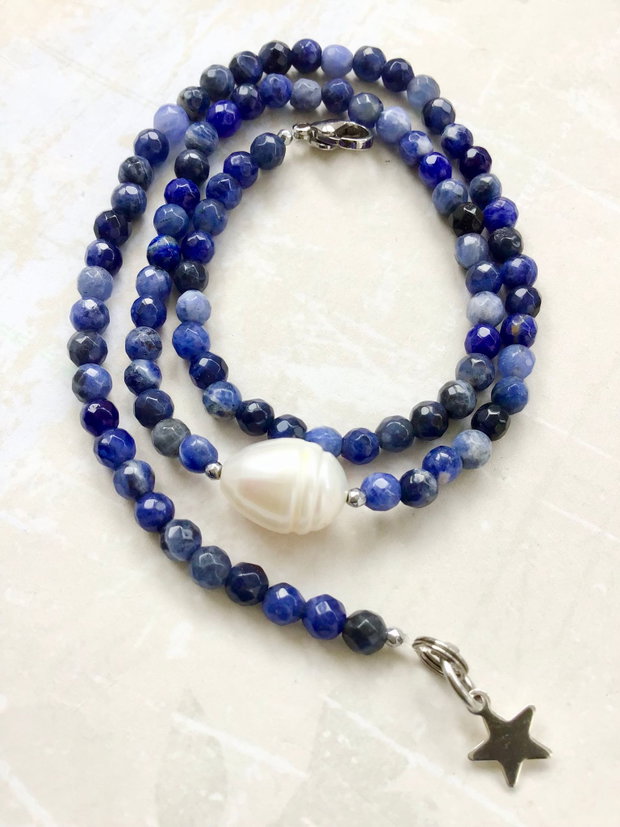 Colier CHOKER Sodalit