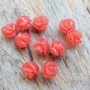 Trandafirasi 3D din pasta de coral, 8x8 mm
