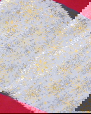 Cupon bumbac glitter Craciun