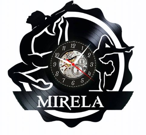 GIMNASTA-ceas de perete (personalizabil)